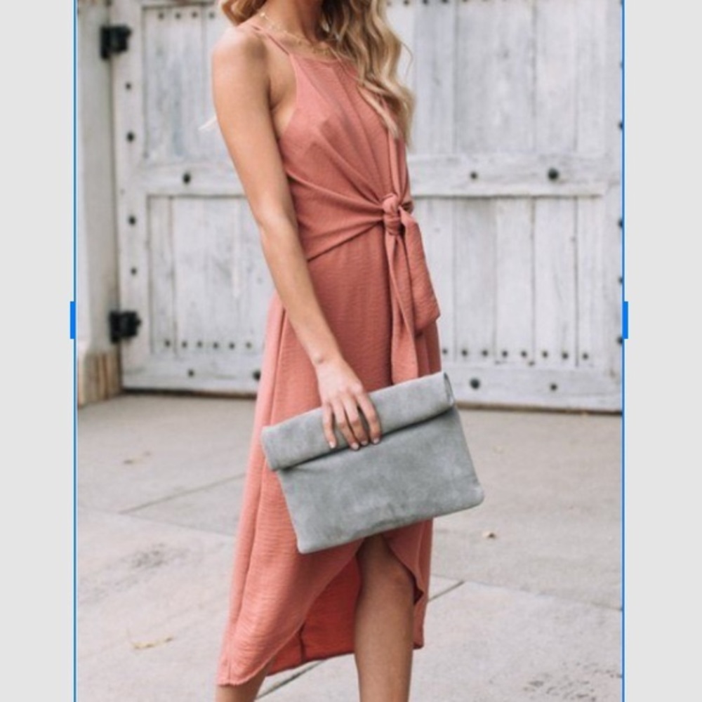 NWOT Beautiful!  Vici Front Knot Midi Dress